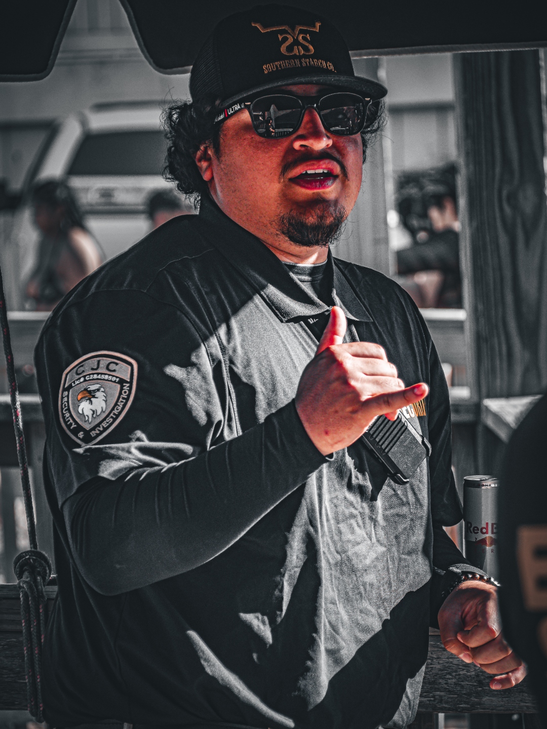 CJC Security officer at event security deployment