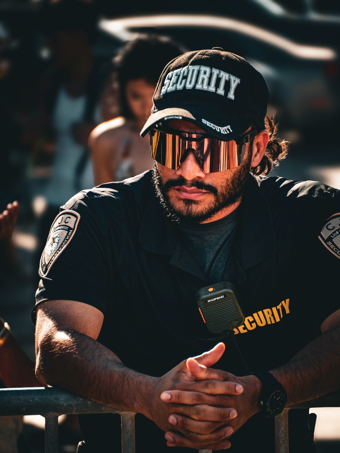 CJC Security officer on duty at event